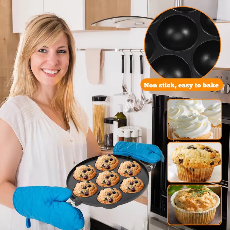 กระทะทาโกะยากิอะลูมิเนียม 7 ช่ - Takoyaki Grill Plate บทวิจารณ์และราคา
